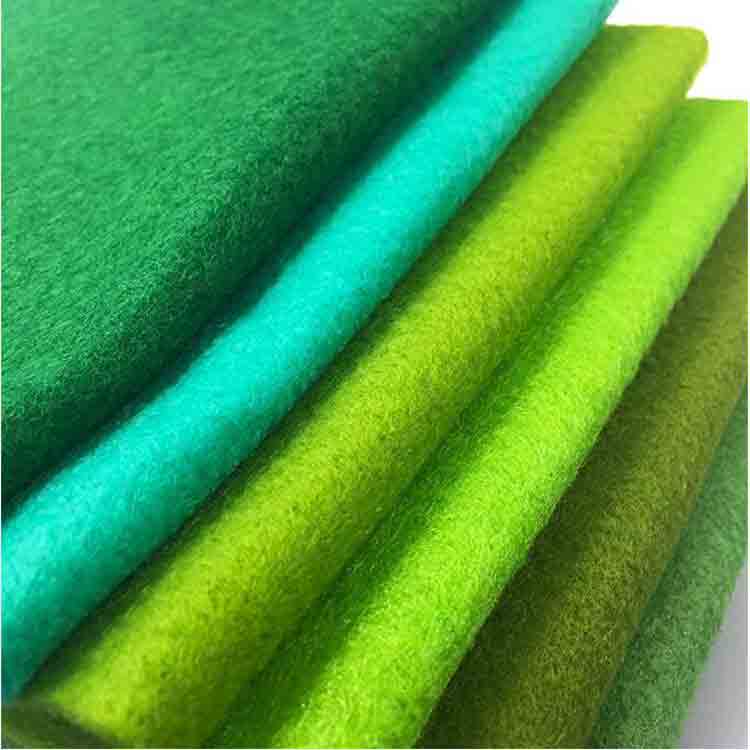 green felt fabric 2